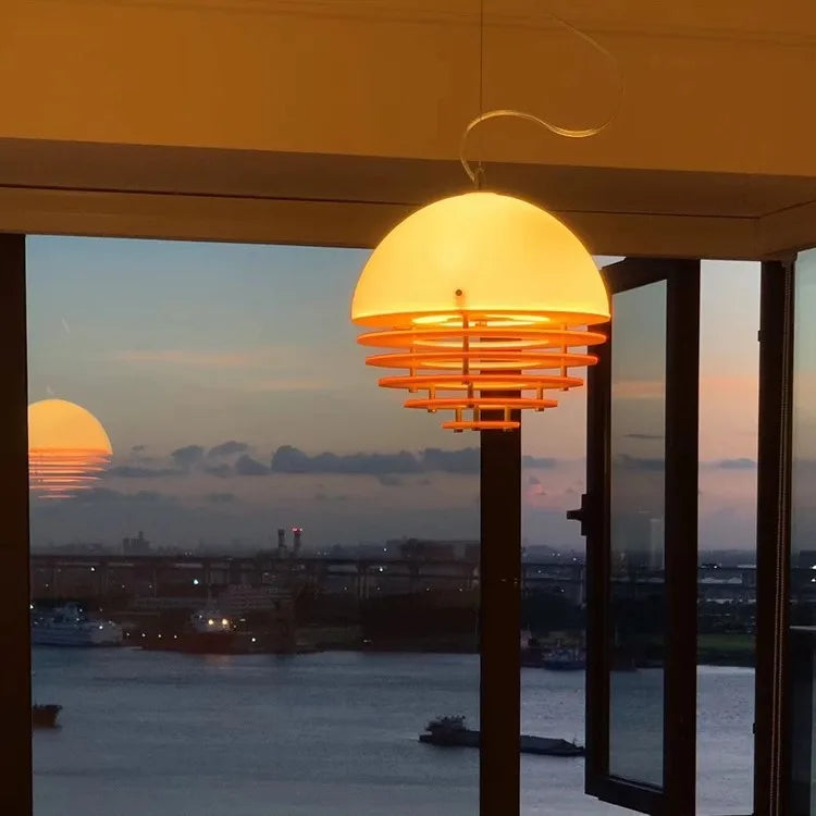 Vintage Creative Bauhaus pendant Lamp Restaurant Light Entrance Bedhead Bar Counter Island Terrace Sunset Atmosphere Pendant Light