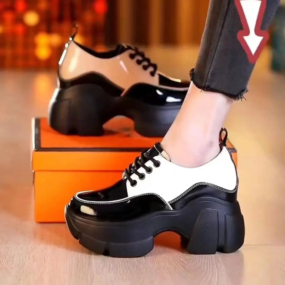 2023  Height Increasing Trend Clunky Casual Women's Sneaker Platform heels Shoes 8cm