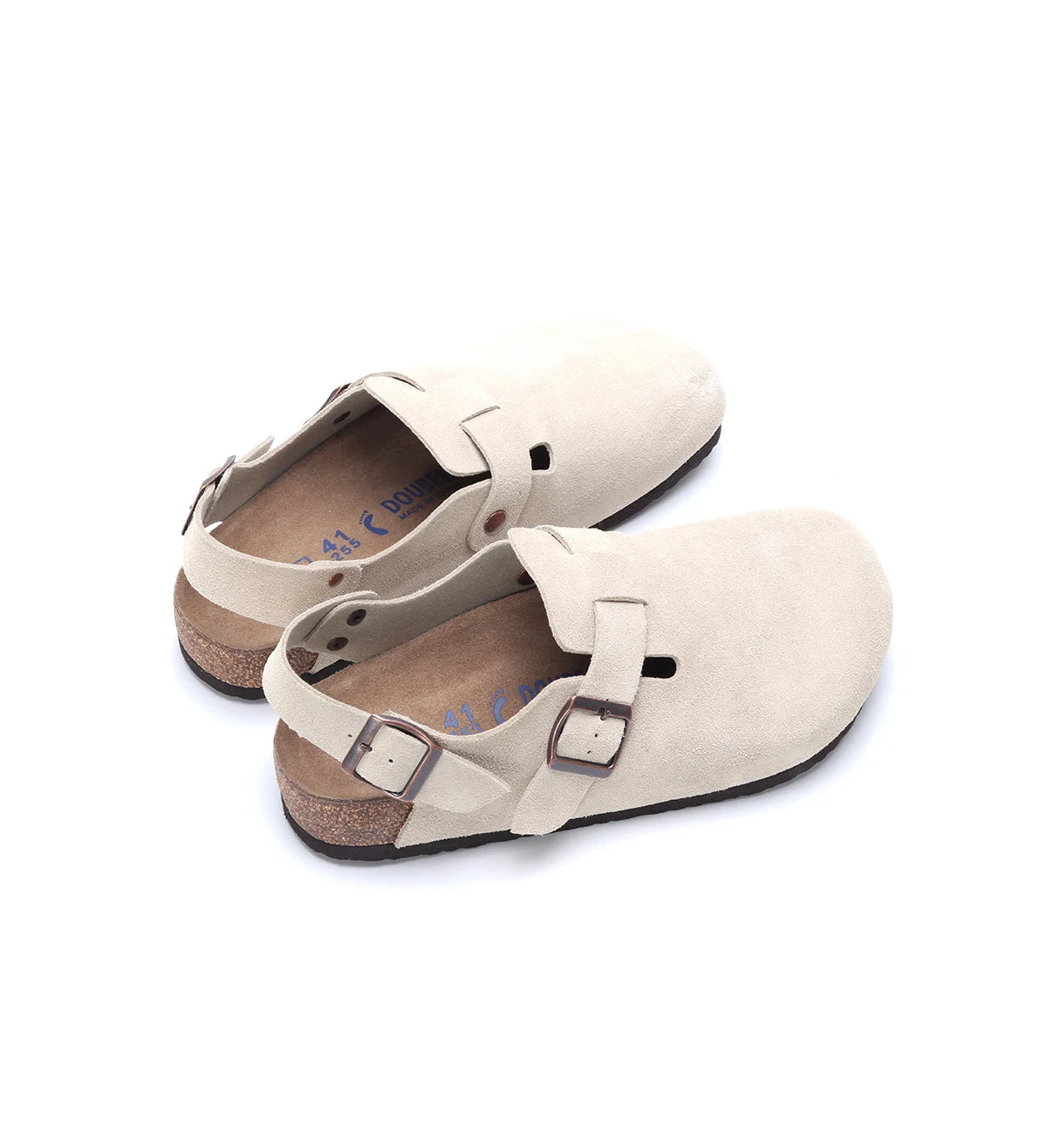 Fabulous Birken Genuine leather shoes for men 2024 summer new fishing men thick soled half drag sandals