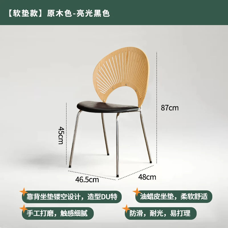 Home Furniture Restaurant Dining Chairs Living Room Leisure Chair Customized Stainless Steel Chairs Single Backrest Armchair