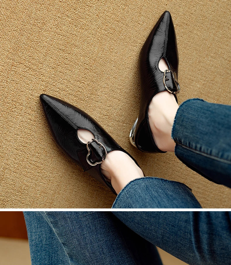 Ods High Heel Women's Thin Heels 2024 New Spring/Summer/Autumn/Winter Korean Edition Pointed Women's Temperament High Heel Women