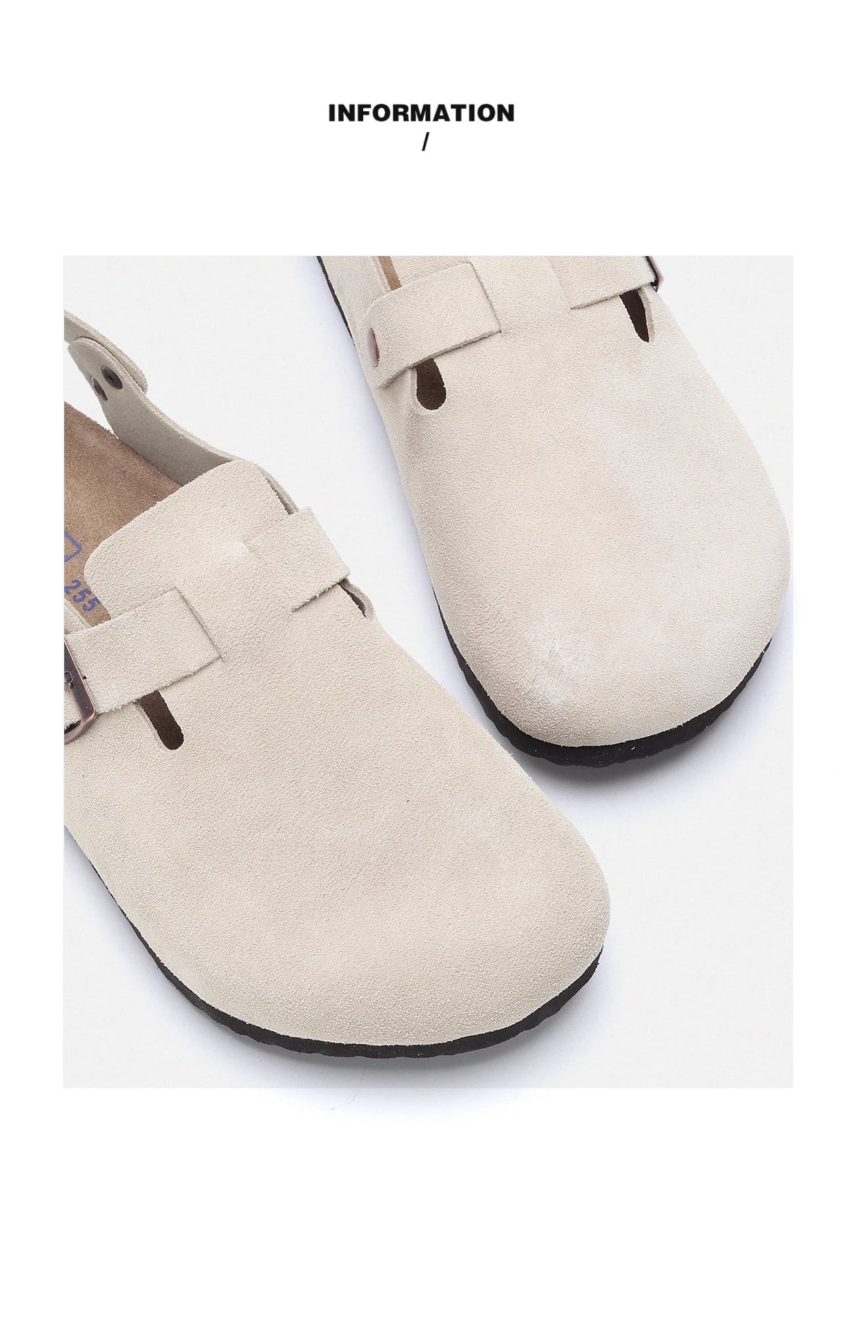 Fabulous Birken Genuine leather shoes for men 2024 summer new fishing men thick soled half drag sandals