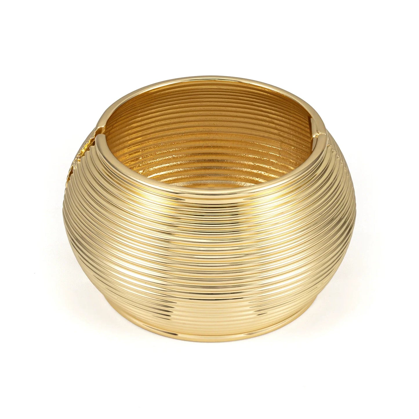 HUANZHI Vintage Exaggerated Punk Wide Chunky Wide Bangle Minimalist Thick Charm Massive Bracelet Fashion Show Jewelry