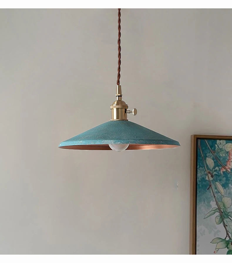 American Retro Brass Restaurant Pendant Light Industrial Style Nordic Home Coffee Shop Bar Decoration a Chandelier Ceiling Light