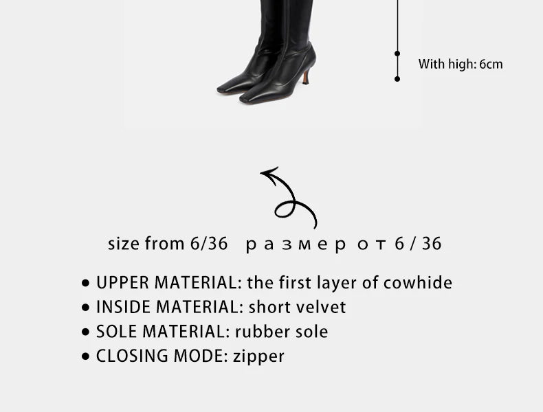 Ods Luxury Brand Black High Boots Women Heels Over the Knee Boot Sexy Zipper Nightclub Ladies Long Latex Shoes Big Size4143 4546