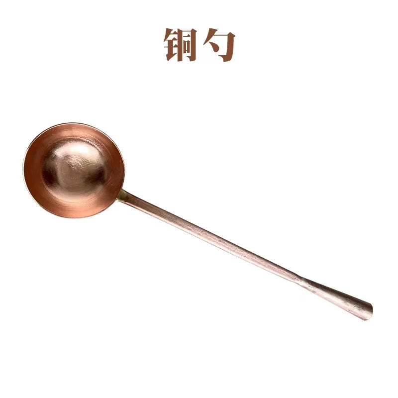 Artisan Hammered Copper Hot Pot Universal Heat Retention Cookware for All Stove Types Practical Soup Pot