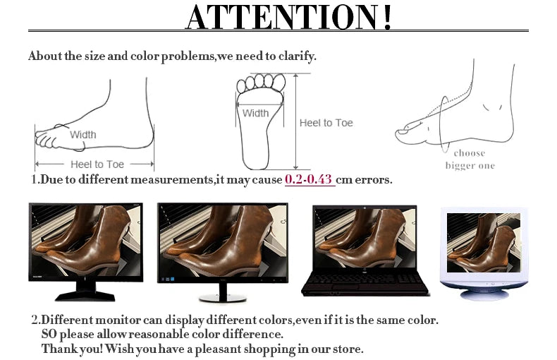 Ods New Women Genuine Leather Pointed Toe Knee High Boots Black White Brown Side Zipper Female Shoes Thick Heel Plus Size 42