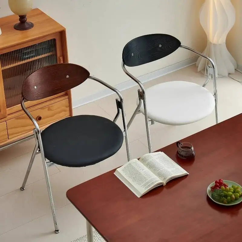 Bar Accent Dining Chairs Living Room Bedroom Balcony Makeup Waiting Dining Chairs Minimalist Lounge Sillas Kitchen Furniture