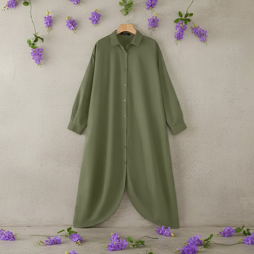 Oversized Jumpsuits Turn-Down Collar Long Sleeves Button Up Drop-Crotch Pant Overalls Casual Streetwear Playsuits