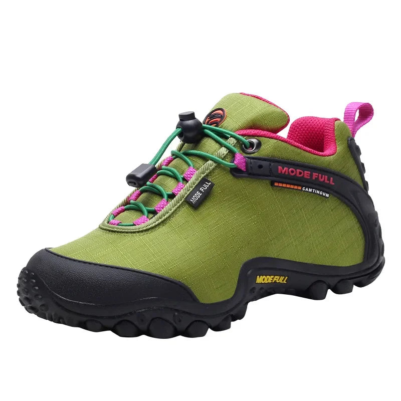 Outdoor Hiking Waterproof And Anti-Skid Thick Bottom Wear-Resistant And Breathable Ultra Light Cloth Mountaineering Shoes