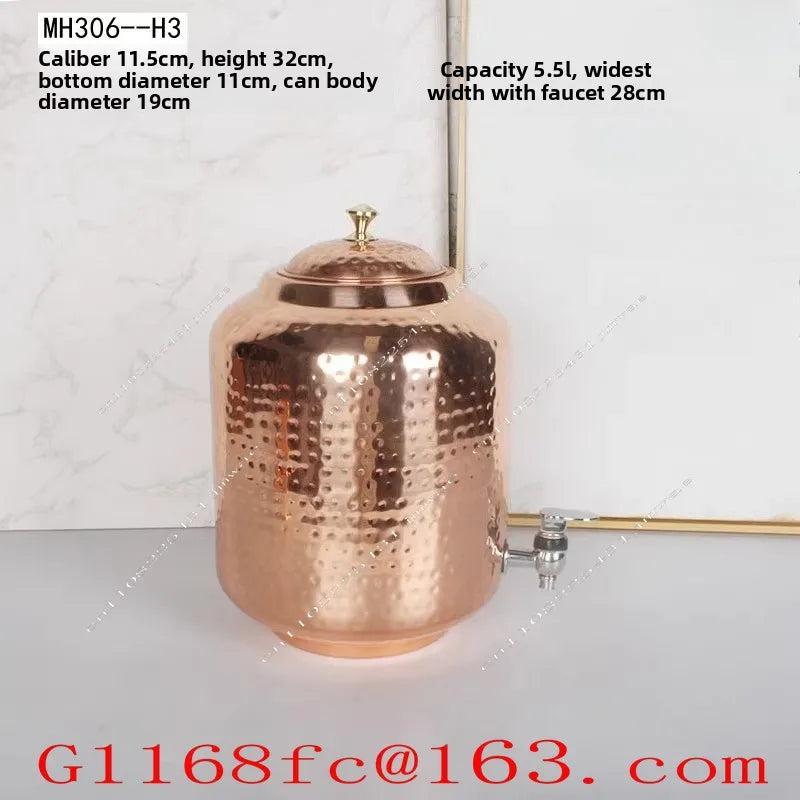 Copper Can, Cold Water Kettle, Water Dispenser, Retro Style Restaurant, Bar, Handmade Tea Kettle