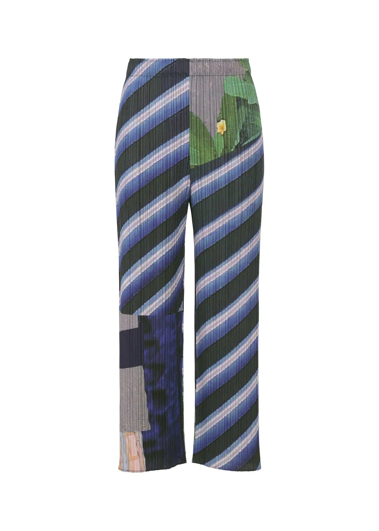 Miyake Pleated Spring And Summer New Women's Pants Printed Casual Pants