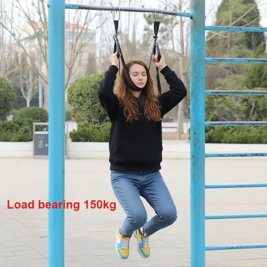 Neck Suspension Neck Stretching Device Cervical Traction Belt Strap Cervical Horizontal Bar Suspension Household Traction Belt