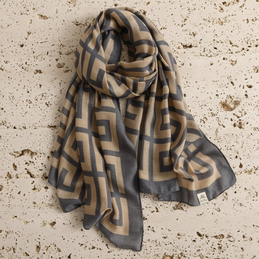 180x90cm Back-type Printed Scarf for Women's Tlmeless Cotton Linen Scarf Fashionable and Versatile Warm Shawl
