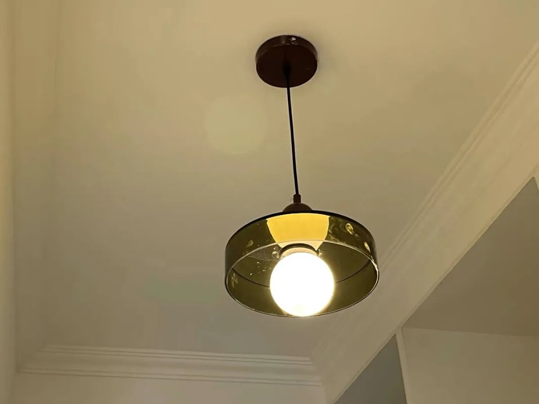 Modern Glass Pendant Lights Kitchen Restaurant Hanging Lamp Ceiling Chandeliers Nordic Decoration Denmark Orange Decor Lighting