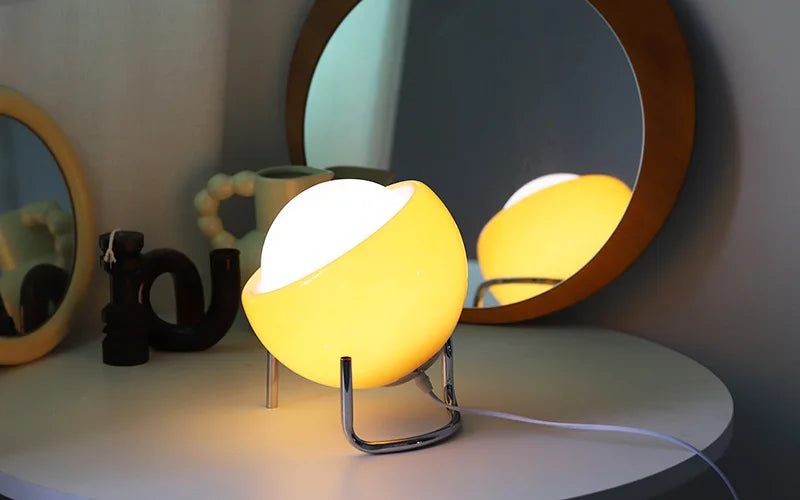 Bauhaus Table Glass Lamp Creative Lighting Design Decorative Table Lamp