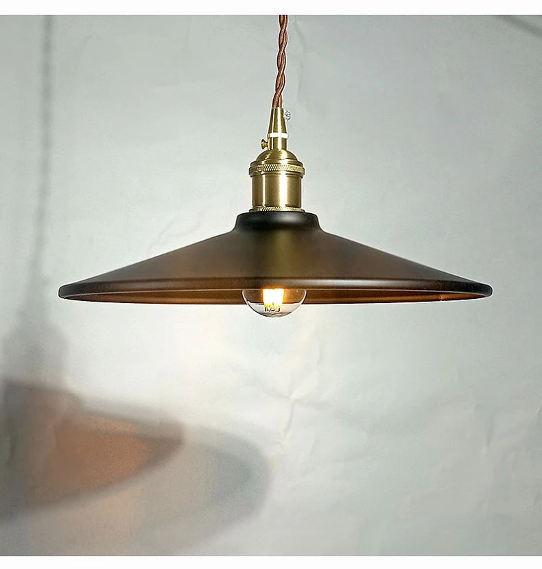 American Retro Brass Restaurant Pendant Light Industrial Style Nordic Home Coffee Shop Bar Decoration a Chandelier Ceiling Light