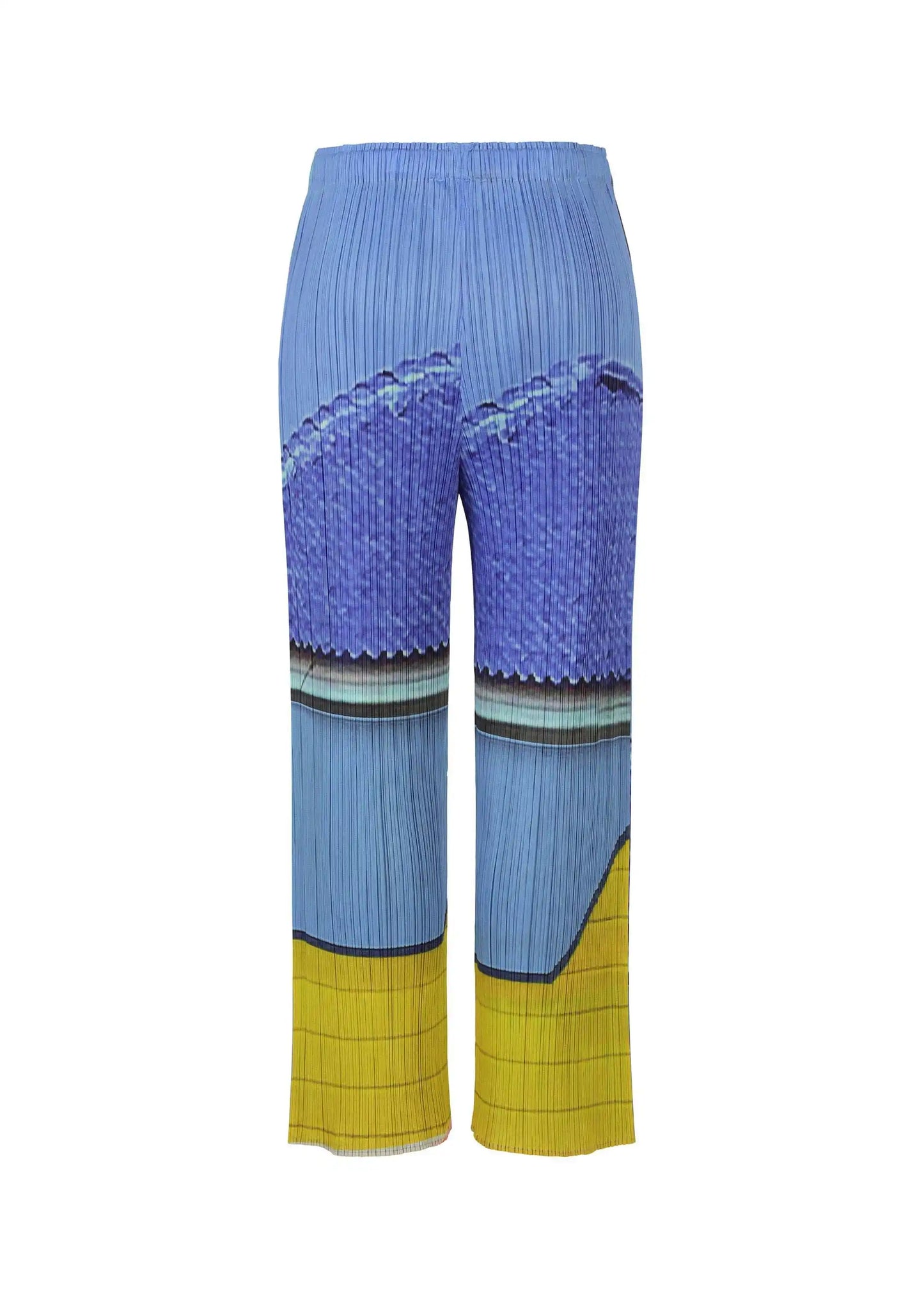 Miyake Pleated Spring And Summer New Women's Pants Printed Casual Pants