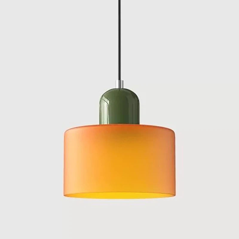 Nordic Modern Glass Bedroom Bedside Long Line Small Chandelier Restaurant Bar Chandelier Simple Lighting Atmosphere Lamp E27