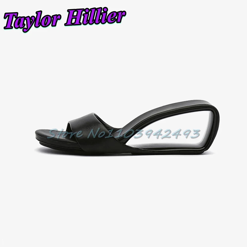 Candy Color Heeled Sandals Open Toe Heels Strange Style One Strap High Heel Women Luxury Designer Shoes Summer Patchwork Mules