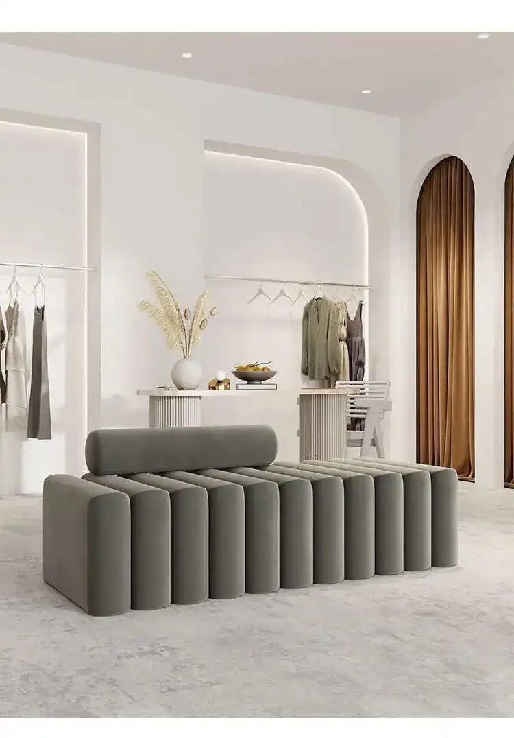Light Luxury, Shoe Changing Stool, Household, Living Room, Stool, Sofa, Strip, Rest Stool, Bedroom, End of Bed, Stool