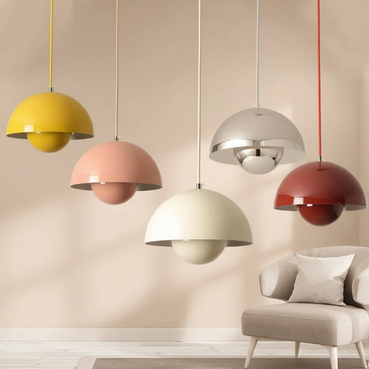Italian Design 23cm Creative pendant lamp Bedroom Study Restaurant Pendant Lights Decorative Lamp Multi-color Optional Modern Bud Indoor Lighting
