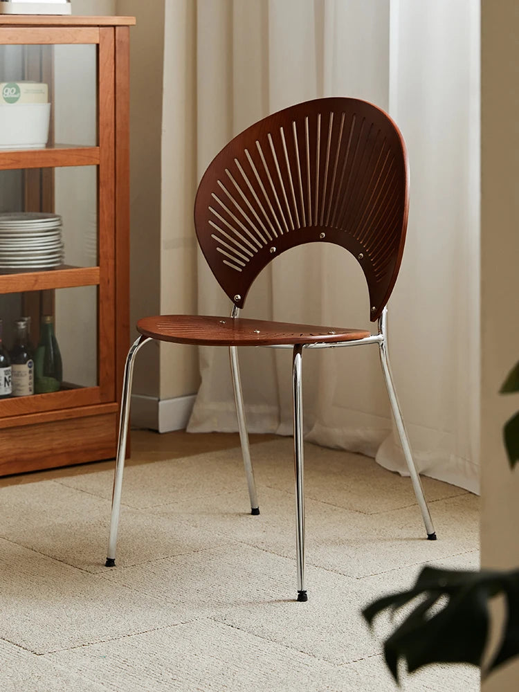 Home Furniture Restaurant Dining Chairs Living Room Leisure Chair Customized Stainless Steel Chairs Single Backrest Armchair