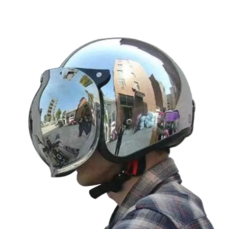 Open HOT Face Motorcycle Helmet Vintage Capacete De Moto Helmet Unique Retro 3/4 Half Casco Casque Four Seasons ECE DOT Approved