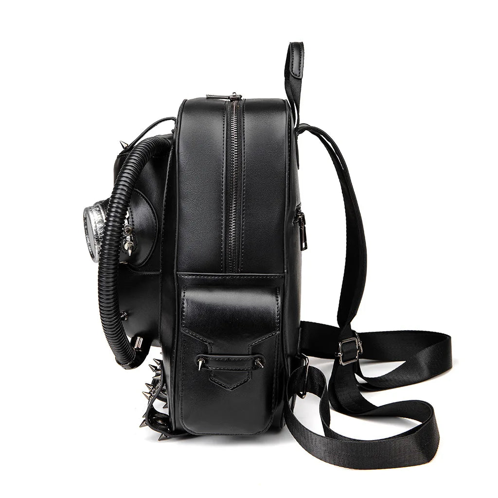 Halloween Punk Large Capacity Backpack Creative Niche Handbag Gothic Style Bookbag Heavy Industry Creative Computer Handbag