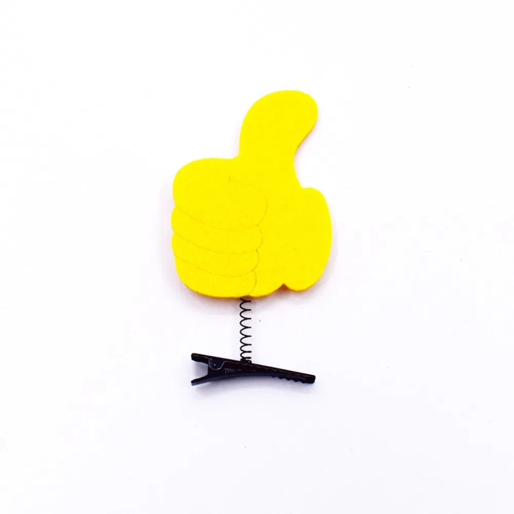3D Funny Symbol Hair Clip WiFi Question Mark Lightning Cute Bangs Hairpin Headwear Party Daily Life Headwear Hair Styling Tool