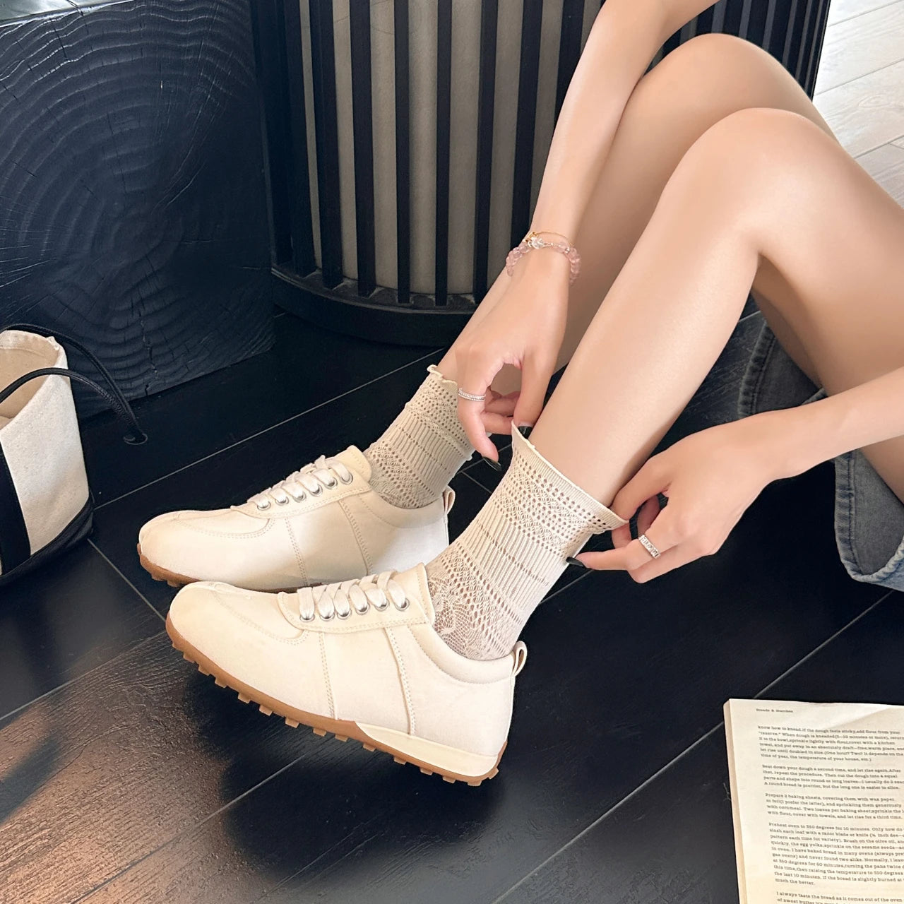 German Training Shoes Women's 2026 Summer Lace Up Forrest Gump Shoes Women's Split Toe Breathable Sports Shoes