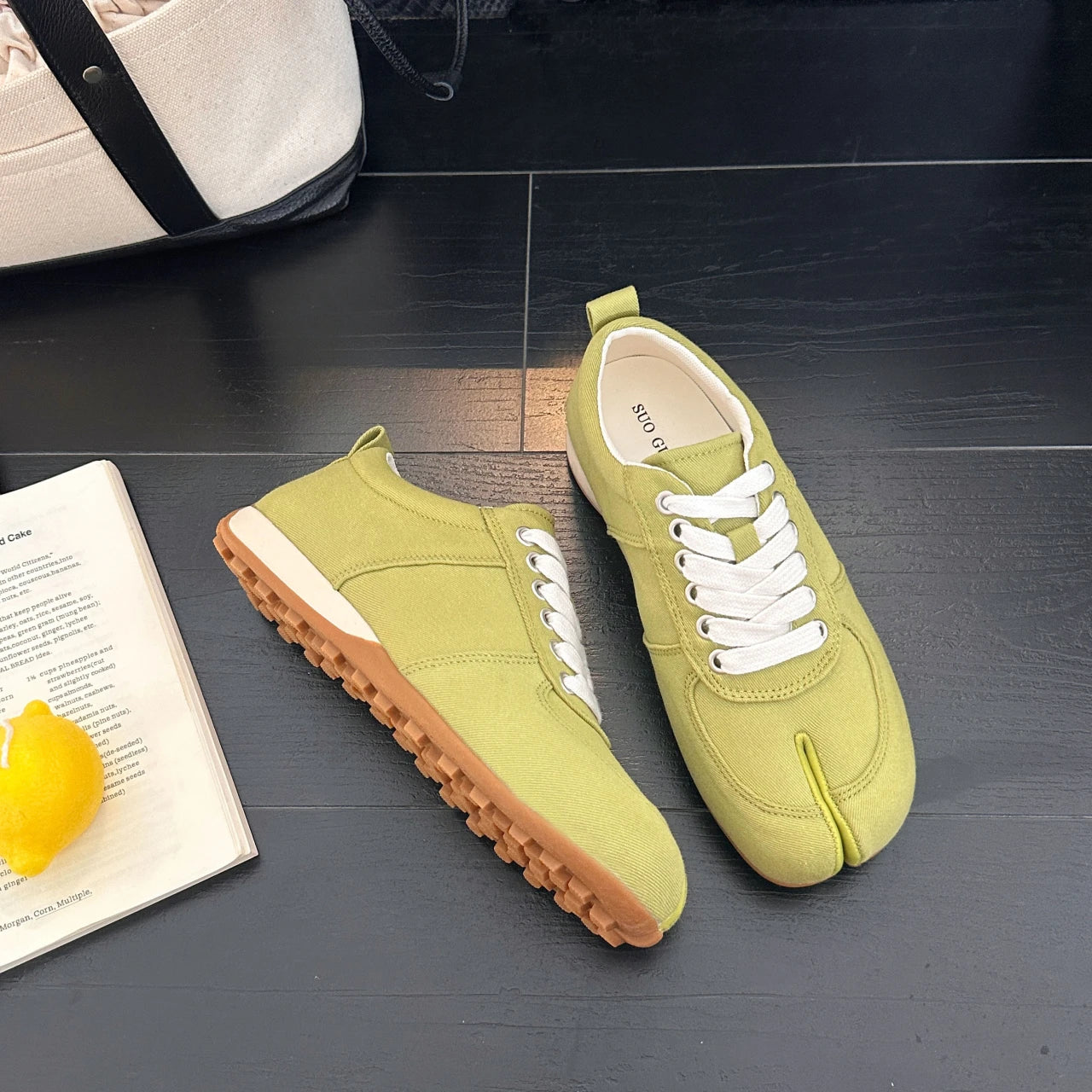 German Training Shoes Women's 2026 Summer Lace Up Forrest Gump Shoes Women's Split Toe Breathable Sports Shoes