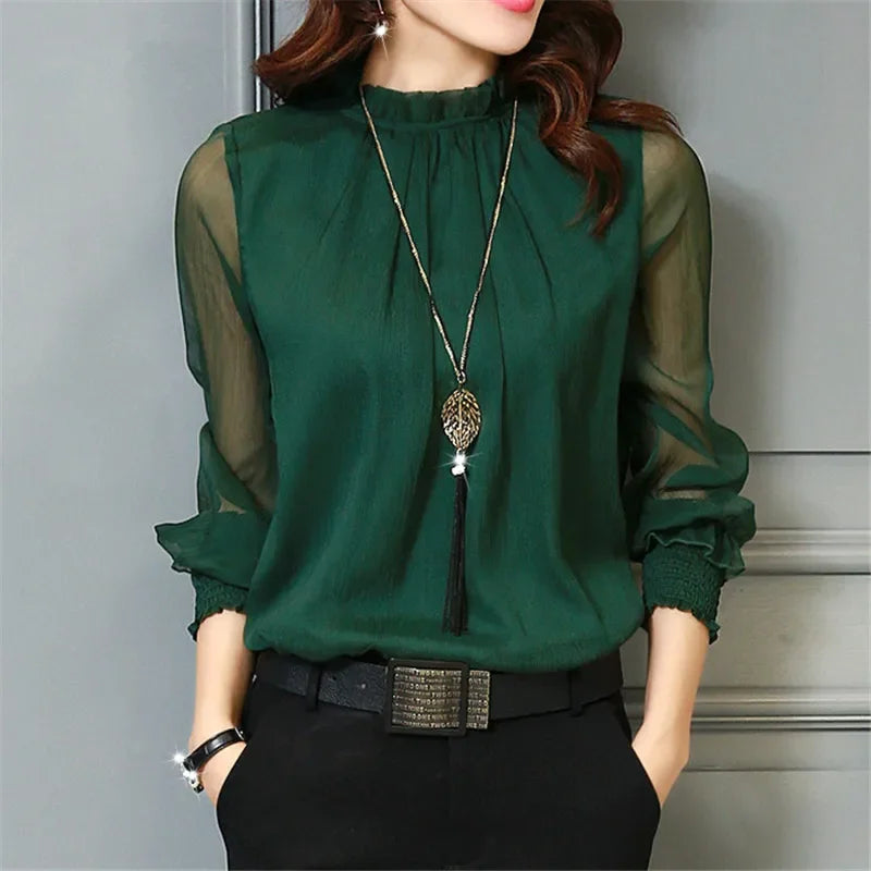 Vintage Blouse Shirt Japanese Clothes Oversized Blusas Fashion Print Women Blouses Long Sleeve Oversized Tops Men Clothes Blusas