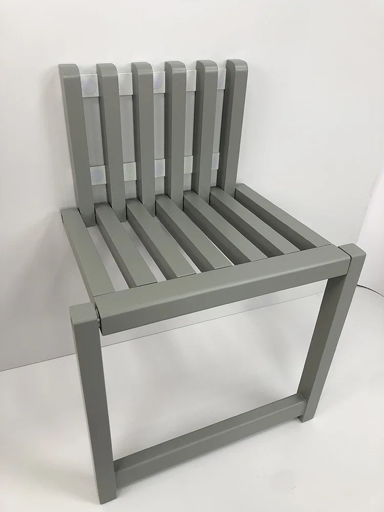Wall Mounted Folding Chair Solid Wood Porch Chair Door Shoe Cabinets Space Saving Chairs Folding Bathroom Balcony Living Stool