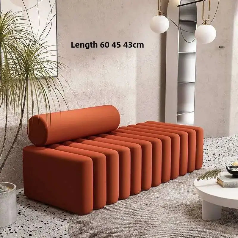 Light Luxury, Shoe Changing Stool, Household, Living Room, Stool, Sofa, Strip, Rest Stool, Bedroom, End of Bed, Stool
