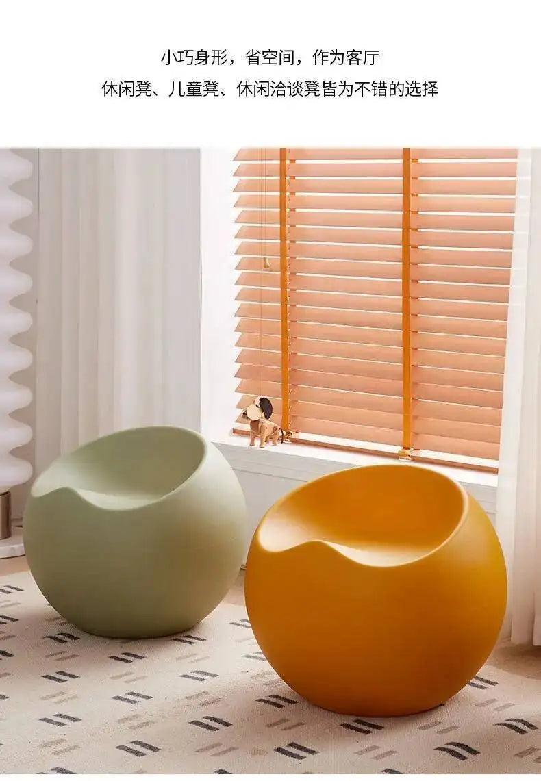 Creative Apple Stool Home Door Shoe Changing Stool Designer Minimalist Small Stool Nordic Living Room Bedroom Balcony Low Stool