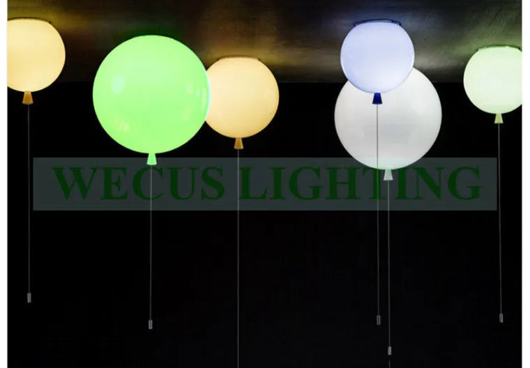 Fashion Balloon Lamps Ceiling Lights Colorful Baby Child Room Lamp Dining Room Bedroom Bedside Aisle Balcony Light Lamparas