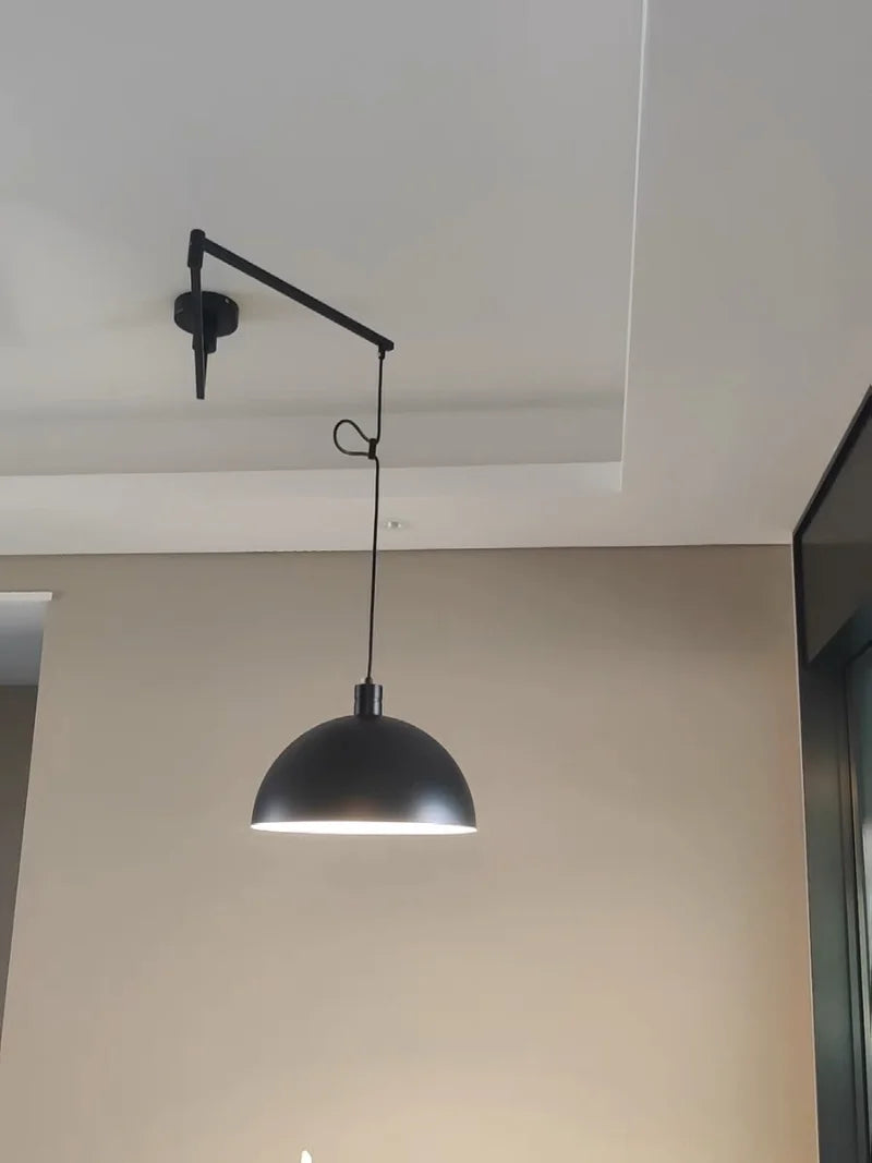 Adjustable Arm Pendant Lights Kitchen Dining Room Island Hanging Lamp Modern Rotatable Long pendant lamp Restaurant Decor