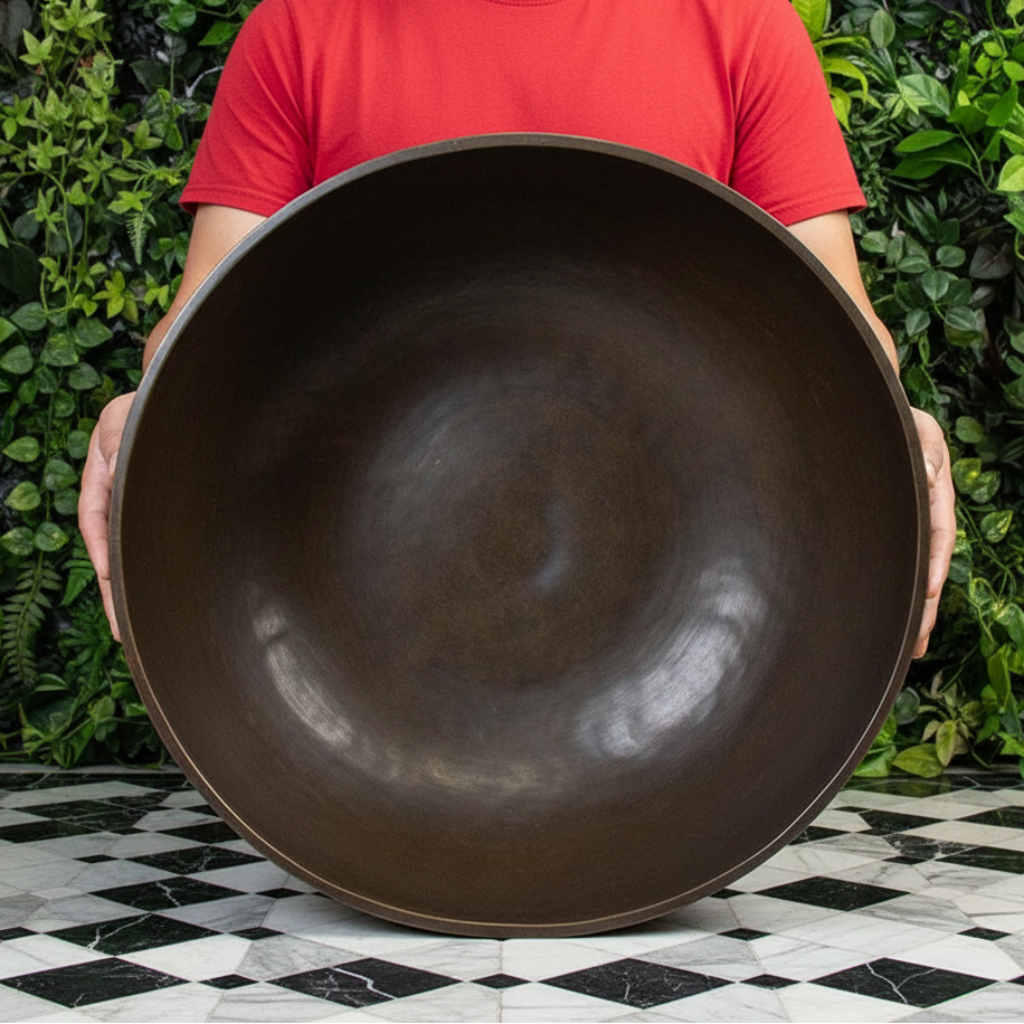 Nepal Handmade Brass Tibetan Bowl Large Foot Massage Bowl Professional Foot Massage Bowls Meditation Singing Bowl Percussion