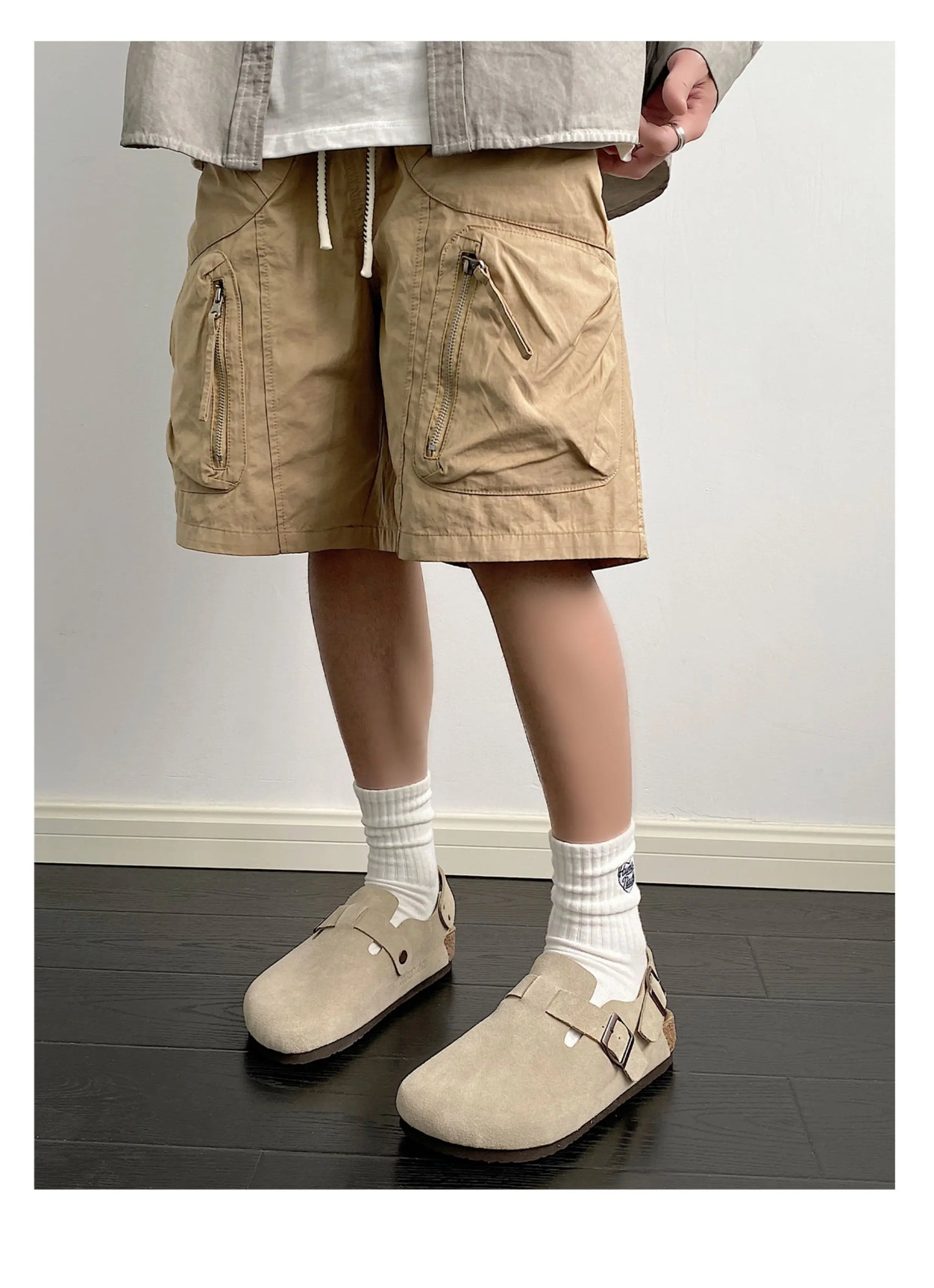Fabulous Birken Genuine leather shoes for men 2024 summer new fishing men thick soled half drag sandals