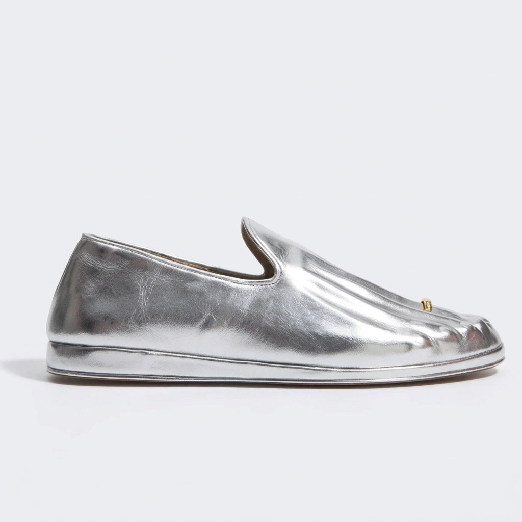 Gold Ring Five Fingers Matte Black Pump Women Sneakers Silver Shiny Leather Flat Sandals Summer Shallow Slippers Sequins Shoes