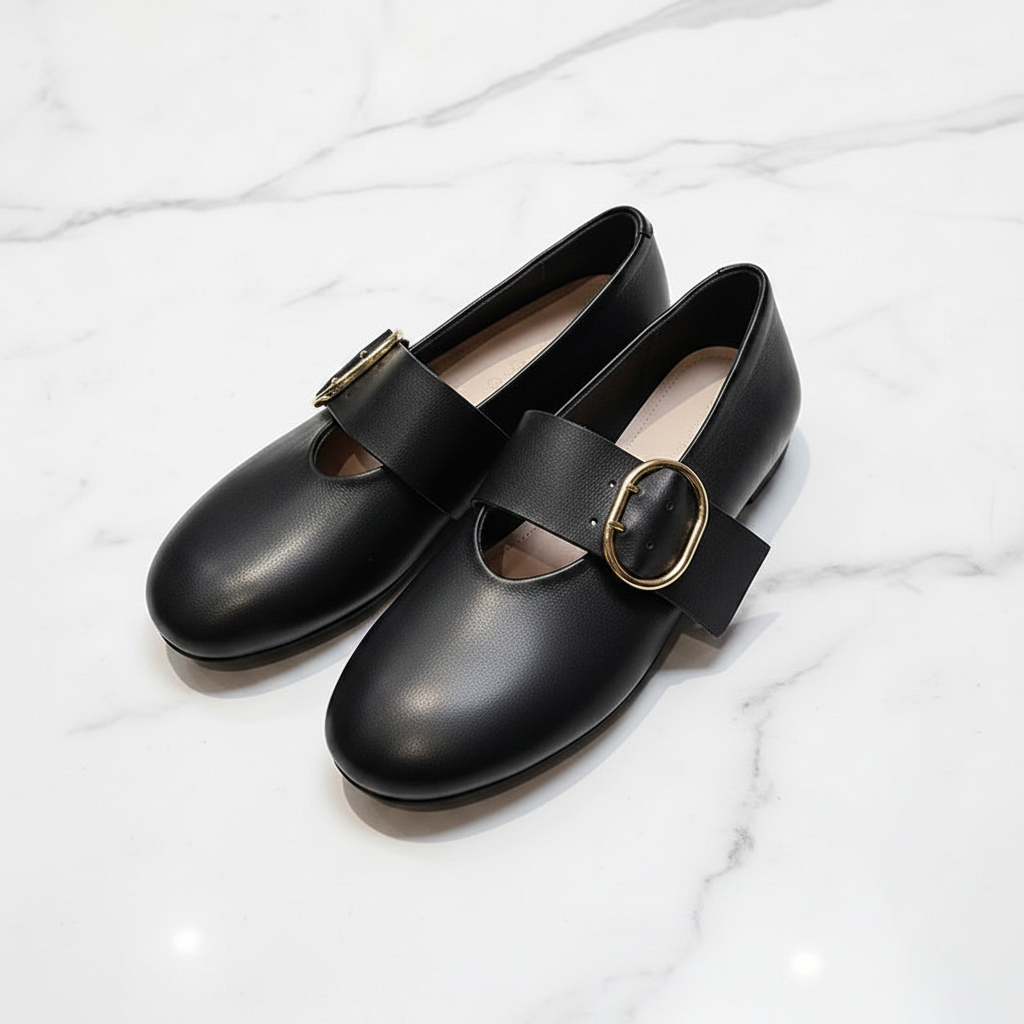 Spring Fashion Women Flats Shoes Heels Cow Leather Ballet Comfort Square Toe Casual Summer Shoes Woman Size 34-40