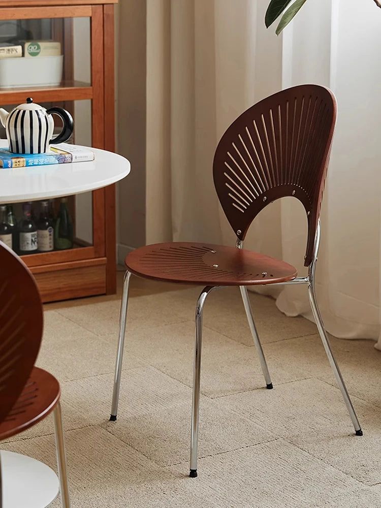Home Furniture Restaurant Dining Chairs Living Room Leisure Chair Customized Stainless Steel Chairs Single Backrest Armchair