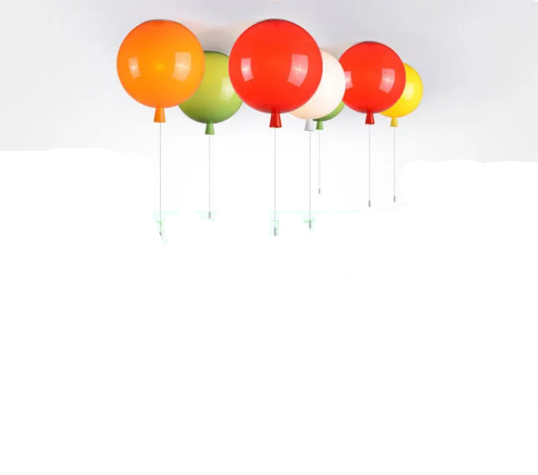 Fashion Balloon Lamps Ceiling Lights Colorful Baby Child Room Lamp Dining Room Bedroom Bedside Aisle Balcony Light Lamparas