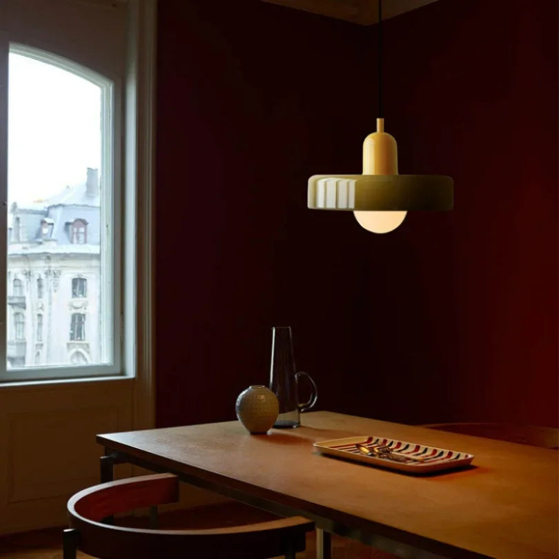 Modern Glass Pendant Lights Kitchen Restaurant Hanging Lamp Ceiling Chandeliers Nordic Decoration Denmark Orange Decor Lighting