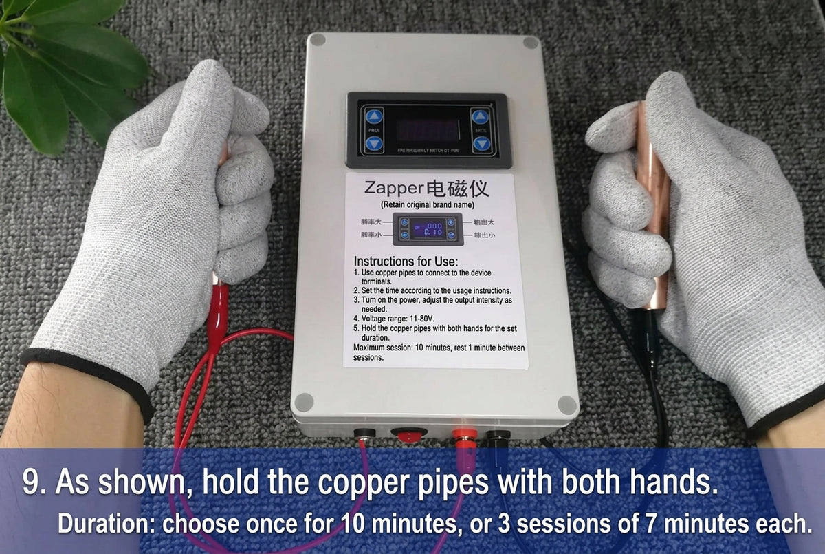 Zapper Frequency Resonance Device Dr. Clark Electromagnetic Broadband Adjustable Electronic Signal Therapy Tool