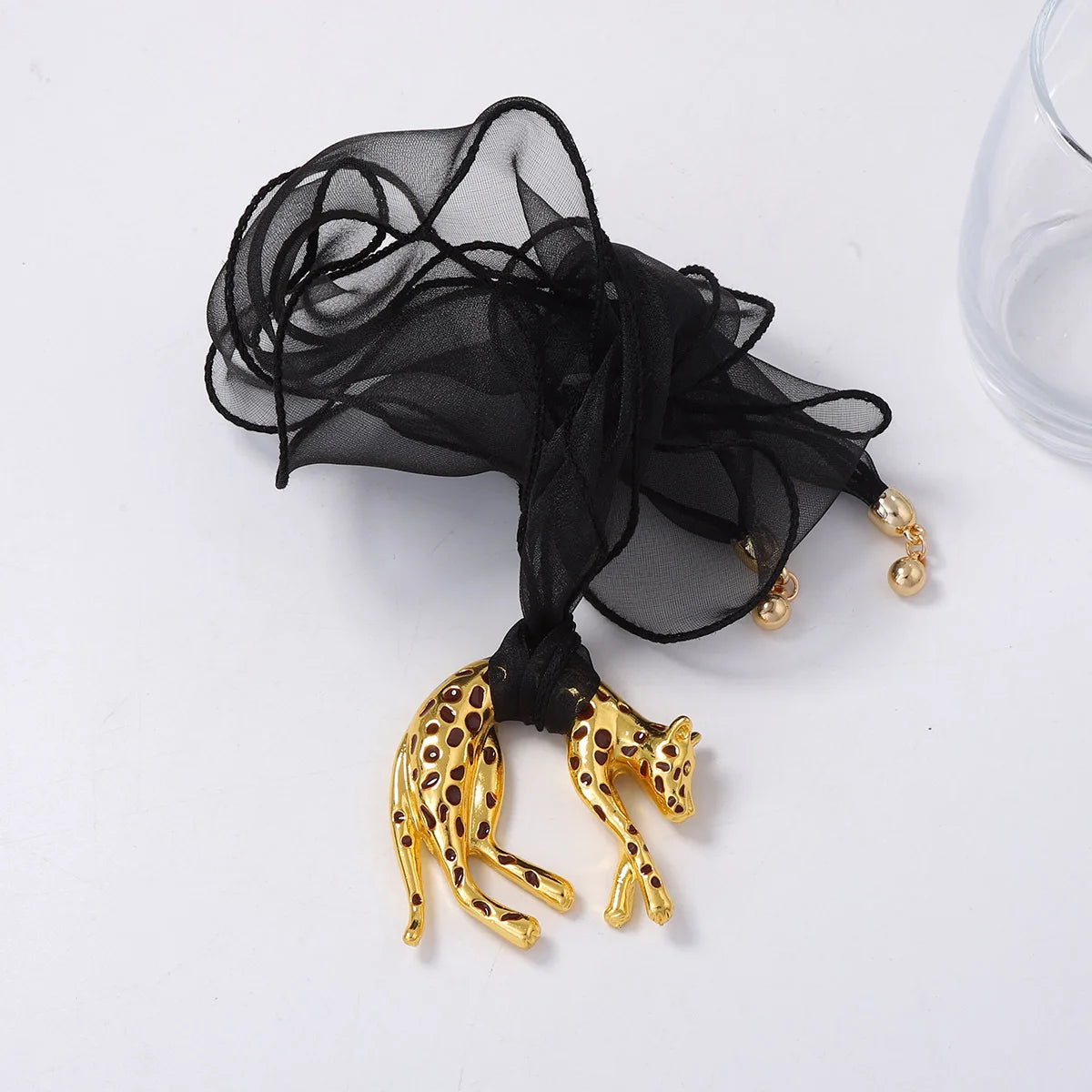 DIGADAGU Metal Money Leopard Animal Pendant Necklace New Simple Vintage Sweater Chain Women Party Jewelry Accessories