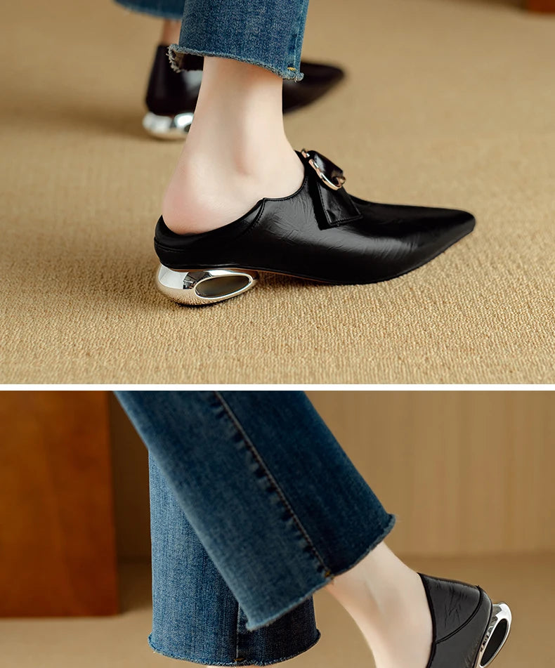 Ods High Heel Women's Thin Heels 2024 New Spring/Summer/Autumn/Winter Korean Edition Pointed Women's Temperament High Heel Women