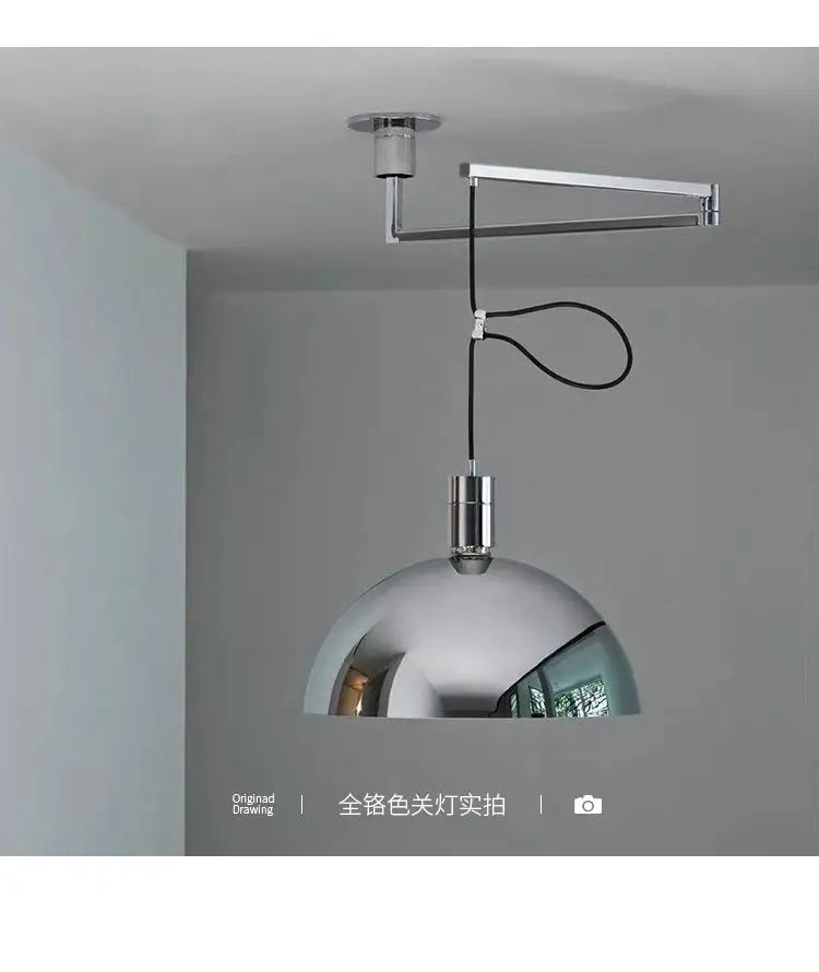 Nordic Modern Pendant Versatile Lamp Simple Study Restaurant Rocker Arm Light Creative Personality Displacement