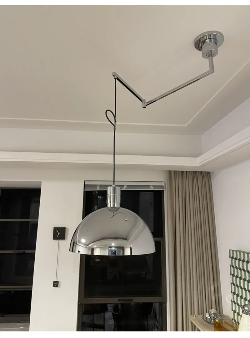 Adjustable Arm Pendant Lights Kitchen Dining Room Island Hanging Lamp Modern Rotatable Long pendant lamp Restaurant Decor